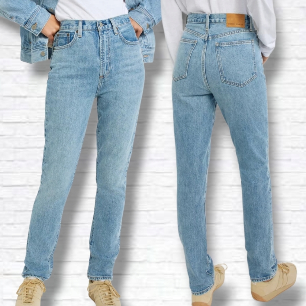 Aritzia Denim Forum Vintage Wash The Super High Rise Nina Cigarette 30" Size 29